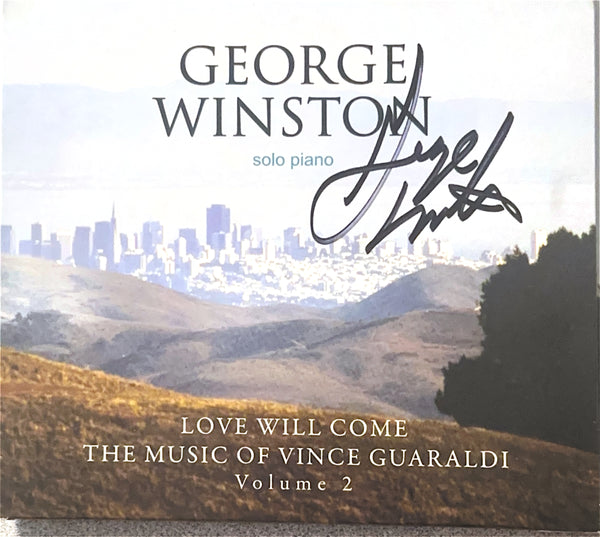 George Winston - Love Will Come: The Music Of Vince Guaraldi, Volume 2 - Autographed CD