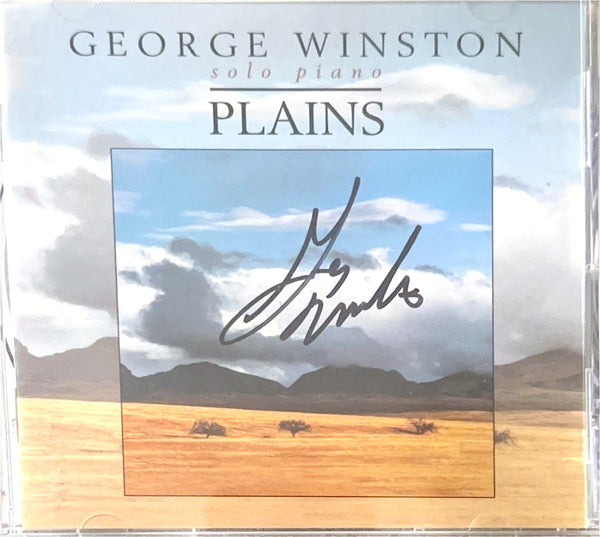 George Winston - Plains - Autographed CD