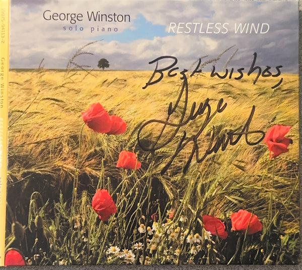 George Winston - Restless Wind - Autographed CD