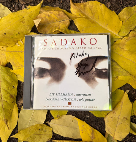 George Winston with Liv Ullmann - Sadako and the Thousand Paper Cranes - Autographed CD 3