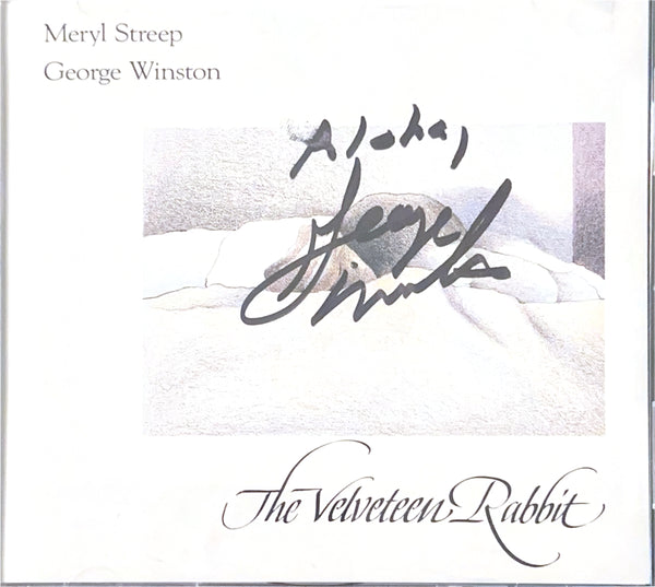 Meryl Streep & George Winston - The Velveteen Rabbit - Autographed CD 2