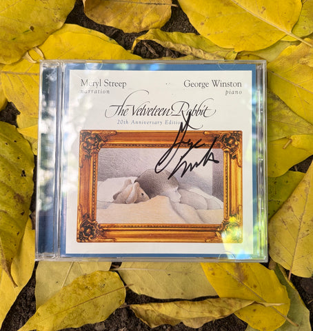 Meryl Streep & George Winston - The Velveteen Rabbit - Autographed CD 3